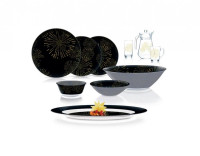 Столовый сервиз Luminarc Simply Nightfall Silver 46 пр.-ASAXIY UZ