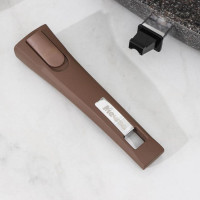 Сковорода квадратная со съёмной ручкой и крышкой 28х28 см, Мечта Premium с029901