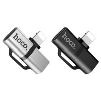 Аудио-переходник Hoco LS20 для Apple Dual Lightning Digital Audio Converter