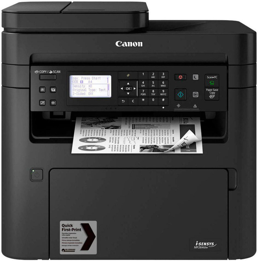 принтер canon i sensys mf264dw мфу 3 в 1 лазерный