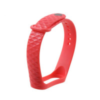 Ромбический сменный браслет для Xiaomi Mi Band 5 Красный