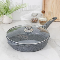 Сковорода Мечта "Premium" со съемной ручкой и стеклянной крышкой 26 см c026901-ASAXIY UZ