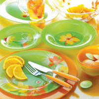 Столовый сервиз LUMINARC POP FLOWERS MIX 46пр., 6 перс.