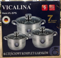 Набор кастрюль Vicalina VL-385 (3шт)