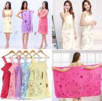 Женское полотенце - халат из микрофибры Love-ASAXIY UZ