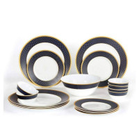 Столовый сервиз Diva La Opala Sovrana regent blue 50 предметов-ASAXIY UZ