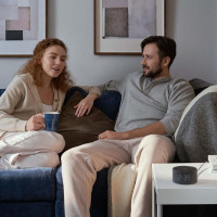 Умная колонка Яндекс Станция Мини с экраном Black