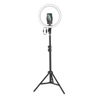 Кольцевая лампа с держателем для смартфона Baseus Live Stream Holder-table Stand (12-inch Light Ring)-ASAXIY UZ