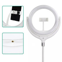 Кольцевая лампа 26 см с держателем для смартфона Remax RL-LT13 + штатив (White)