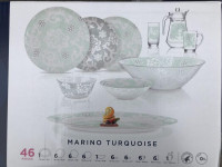 Столовый сервиз Luminarc MARINO TURQUOISE 46 предметов 6 перс.