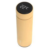 Термокружка с индикатором температуры Porodo Smart Water Bottle 500ml Orange