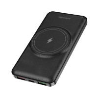 Внешний аккумулятор Powerbank с беспроводной зарядкой Borofone BJ12 10000mAh (Black)