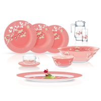 Столовый сервиз Luminarc JAPANESE PINK 46 продуктов, 6 персон-ASAXIY UZ