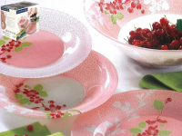 Столовый сервиз Luminarc JAPANESE PINK 46 продуктов, 6 персон