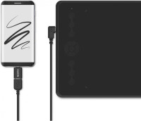 Графический планшет Huion Inspiroy Ink H320M Quartz black