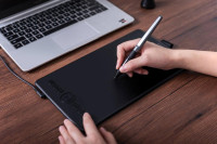 Графический планшет Huion Inspiroy Ink H320M Quartz black