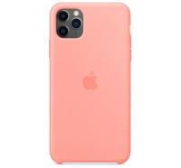 Чехол Silicone Case для iPhone 11 Pro Max розовый-ASAXIY UZ