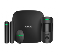 Стартовый комплект охранной сигнализации с фотоверификацией тревог Ajax StarterKit Cam black