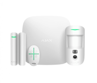 Стартовый комплект охранной сигнализации с фотоверификацией тревог AJAX StarterKit Cam White