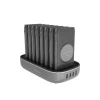 Powerology 8 в 1 Power Station 10000Mah со встроенным кабелем и беспроводным зарядным устройством-ASAXIY UZ