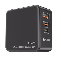 Зарядное устройство YESIDO YC35 3-в-1 GaN PD + QC3.0 65 Вт-ASAXIY UZ