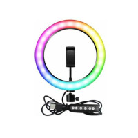 Кольцевая лампа 33 см RGB MJ33 + штатив-ASAXIY UZ