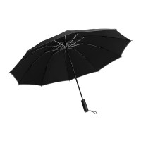Зонт c фонариком Xiaomi KongGu Reverse Ten Bone Automatic Lighting Umbrella Black