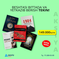 Бештаси бирда ва етказиб бериш хизмати бепул!-ASAXIY UZ