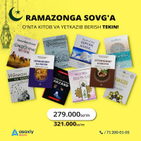 Яхши ниятли совға. Ўнта диний китоб ва етказиб бериш текин!-ASAXIY UZ