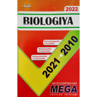 Биология (2010-2021) MEGA мавзулаштирилган тестлар тўплами