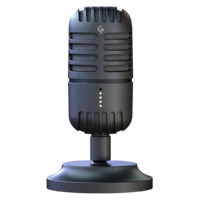 Mikrofon Porodo Gaming Basic qattiq asos bilan, Black