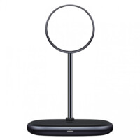 Беспроводное зарядное устройство Baseus Swan Magnetic Desktop Bracket  (Black)-ASAXIY UZ