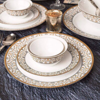 Столовый сервиз Diva La Opala Moroccan Gold 44 предметов-ASAXIY UZ