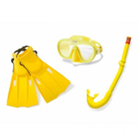 Набор для плавания: маска, трубка, ласты, от 8 лет Intex 55655