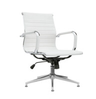 Кресло посетителськое DELGADO LB G OT-5003LB (на подпятниках) белый