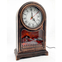 Декоративный светильник LED Fire SP22 (Камин с часами)-ASAXIY UZ