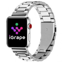 Металлический ремешок для Apple iWatch 42/44/45 мм  (Silver)-ASAXIY UZ