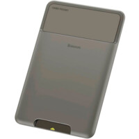 Chexol kredit karta uchun Baseus Back Stick Silicone Card - To'q kulrang (ACKD-A0G)-ASAXIY UZ