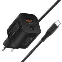 Сетевое зарядное устройство Promate PowerPort-PDQC3 33 Вт USB-A порт + USB-C кабель-ASAXIY UZ