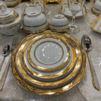 Сборный сервиз QUEEN Model-FFF (12 персон, 76 пр)-ASAXIY UZ