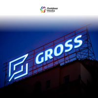 Hajmli nurli harflar va fasad peshlavhalarini tayyorlash xizmati-OUTDOOR MEDIA