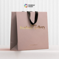 Logotipli qog‘oz paketlar tayyorlash (Kraft, Laminatsiyalangan, Kartonli)-OUTDOOR MEDIA