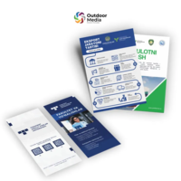 Har qanday formatdagi reklama flayerlari va varaqalarini chop etish (A4, A5, A6, Yevro)-OUTDOOR MEDIA