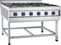 Газли ошхона печкаси 6 burner Абат / абат ПГК-69п бўялган стенд