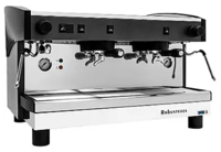 Кофемашина ROBUSTEZZA ST2M высокие группы, черная-RESTOB