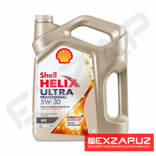 Масло синтетическое SHELL HELIX ULTRA PROFESSIONAL AG 5W30 4л