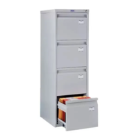 Картотечный шкаф ПРАКТИК А-44-Железная мебель