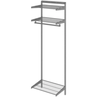 Гардеробная система ПРАКТИК Home Basic G60 графит-Железная мебель