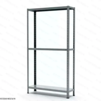 Стеллаж MS STRONG 1850х1000х500 (3 полки)-Железная мебель