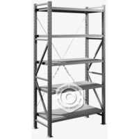 Стеллаж MS U 2000х1000х500 (5 полок, нагрузка на полку 200 кг)-Железная мебель